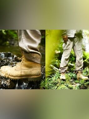 Wolverine Tan Suede Leather Utility Work Boots Size 9.5